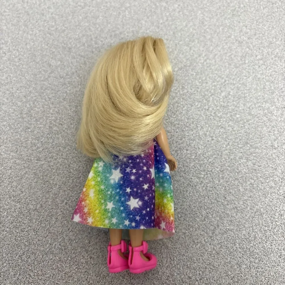 Mattel Barbie Club Chelsea Doll Lot of 3 Girl Doll, Dressed, 1 AA, 1 Skater, EUC
